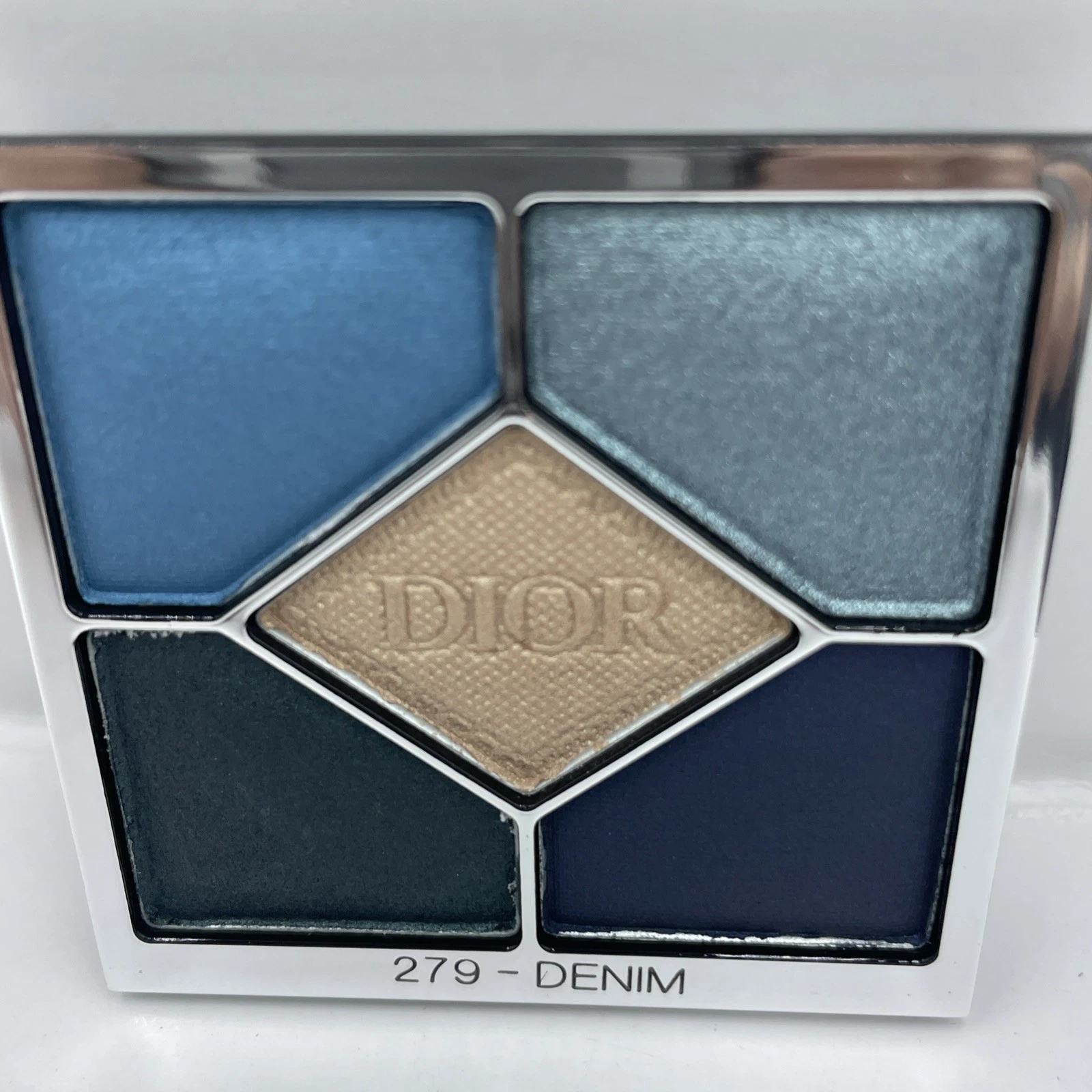 Christian Dior Palette de fards à paupières poudre crémeuse 5 couleurs #279 denim 7 g NEUF