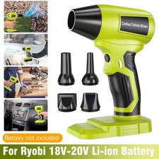 Electric Cordless Leaf Blower-Handheld Turbofan Blower Jet Car Dryer for Ryobi