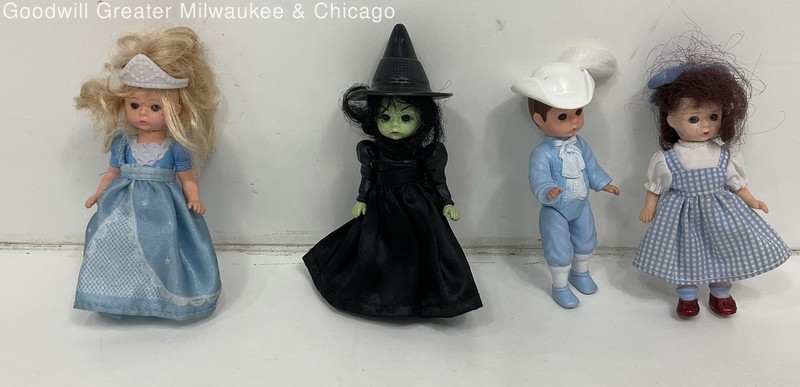 Madame Alexander Mini Dolls Multicolor The Wizard Of Oz Happy Meal Toys Set Of 4