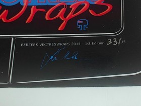 Vectrex Console VectrexWraps Berzerk, 1st Edition 33/35 Limited Rare 2014