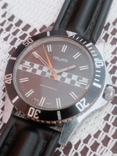 CASWATCH RALLY DIVERS SWISS MADE 1970'S MEN'S VINTAGE WATCH WORKING - EB calibre