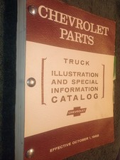 1955 1957 1964 1966 1969 Chevrolet Truck Illustrations Parts Catalog Orig Book