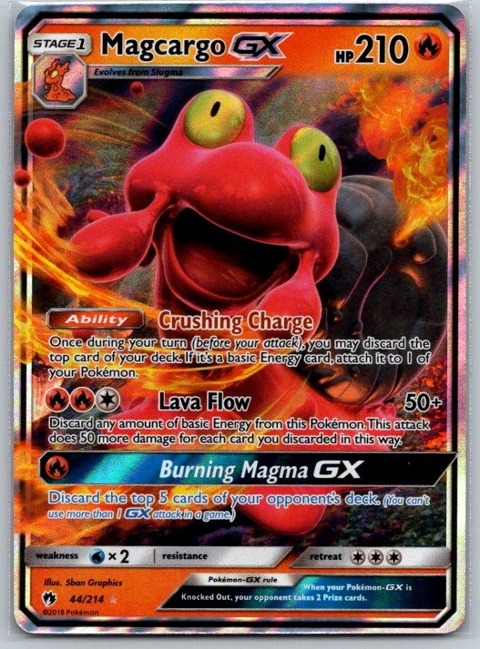 Magcargo GX 44/214 SM - Lost Thunder NM