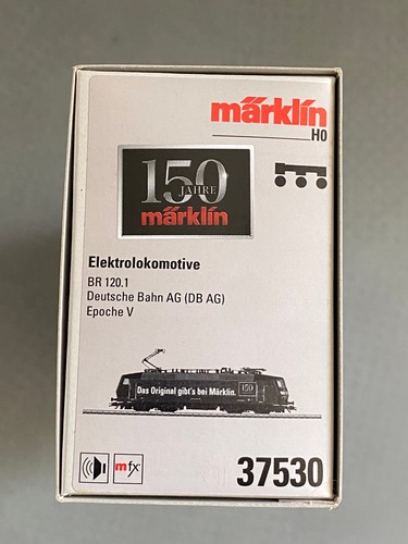 Märklin 37530 H0 BR 120.1 E-Lok DB AG mfx Sound NEU OVP unbespielt Sammlerstück | Zustand: Neu