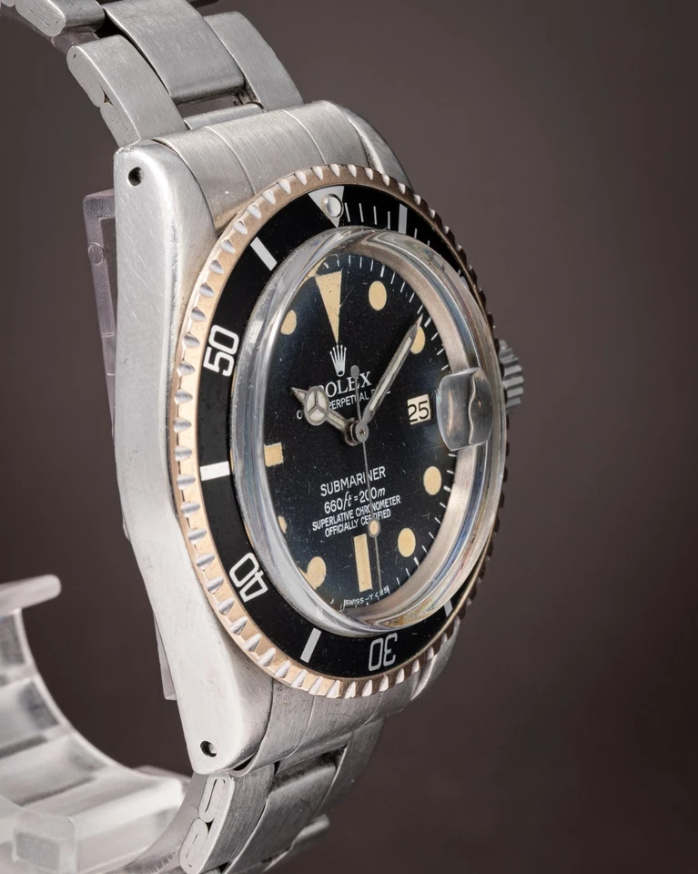 Rolex Vintage 1680 Submariner w/Original Dial & Orig. Early Flip-Lock Band 2mil - Image 3 of 4