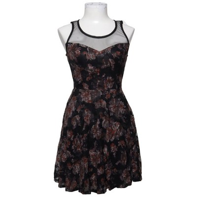 American Rag Cie, Kleid, Größe: S, Schwarz/Mehrfarbig #R1V