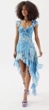 NEW W/O TAGS Urban Outfitters Hyacinth Lace Spliced Midi Dress Size Small V-Neck