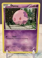 Munna 007/012 McDonald's 2011 Confetti Holo Pokemon TCG Card - DAMAGED DMG