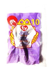 STRETCHY THE OSTRICH - 1999 McDonald's Happy Meal Teenie Beanie NEW