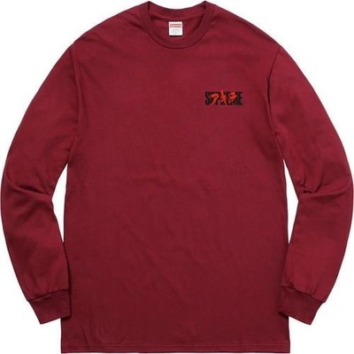 Supreme x Akira Neo Tokyo Long Sleeve T-Shirt Red, Size M, Skate