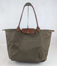 Longchamp Paris Le Pliage – Authentic Green Nylon Tote Bag, Gently Used!