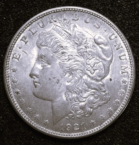 1921 P Morgan $, VAM 133, Tripled Stars, Dbl'd Date AU++ See Photos & VAM INFO