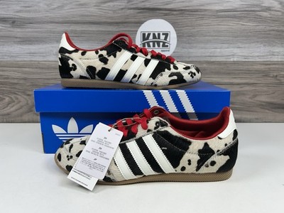 *Adidas JAPAN 'Cow Print' Aurora Coffee White Red Originals (KI6954) Women's NEW