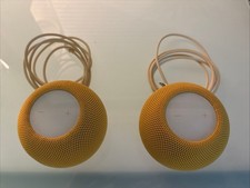 Two Apple HomePod mini smart speakers - Yello...