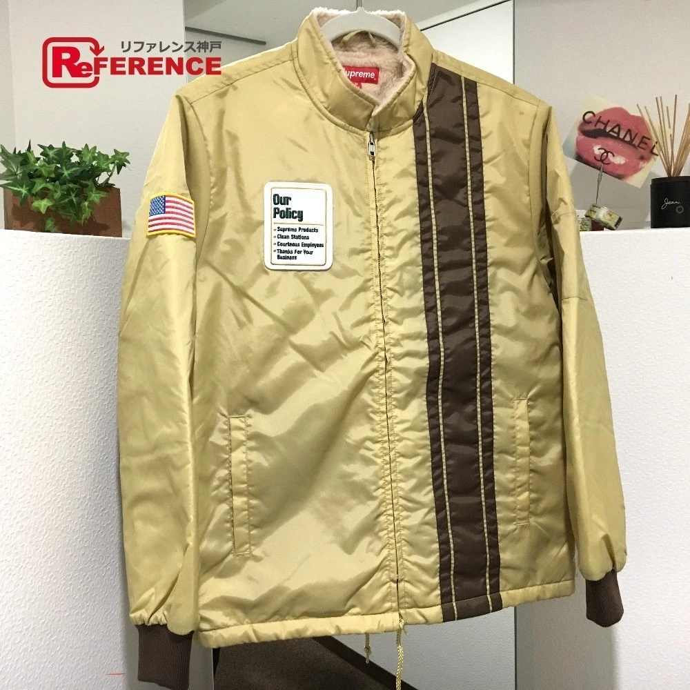 Supreme Supreme 17aw Pit Crew Jacket Pit Crew Jacket veste en nylon hommes