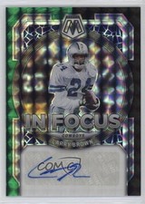 2023 Panini Mosaic Choice Fusion Green & Black Prizm 19/25 Larry Brown Auto 16wc