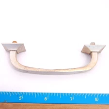 VTG Light Aluminum Cabinet Handles Drawer Pulls Rectangle Silver 95mm centers