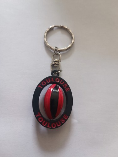 Porte-Clés ballon de rugby Anti-stress publicitaire