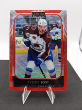 2021-22 Tyson Jost Red Surge O-Pee-Chee Platinum Hockey Upper Deck Colorado...