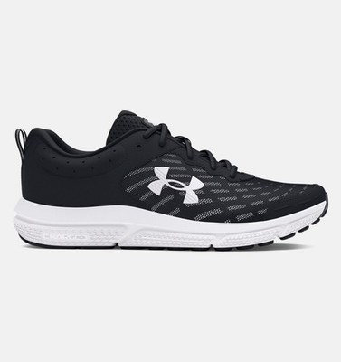 UnderArmour Men's UA Charged Assert 10 Running Shoes SIZE 9.5 BLACK/WHITE  NIB