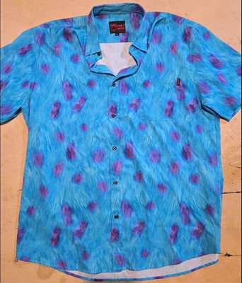 RSVLTS Like Brand Funky Hippo Disney Pixar Monster's Inc XL  Button Shirt