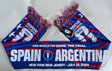 2026 FIFA World Cup Final Spain vs Argentina Match Day July 19 Scarf MetLife