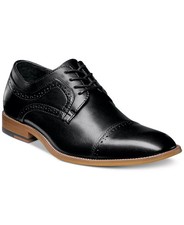 Stacy Adams Men's Dickinson Cap Toe Oxfords Black Size 8 Style 25066-001
