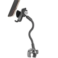 Charchendo Wheelchair & Stroller Phone Holder with Flexible Gooseneck Arm, Se...