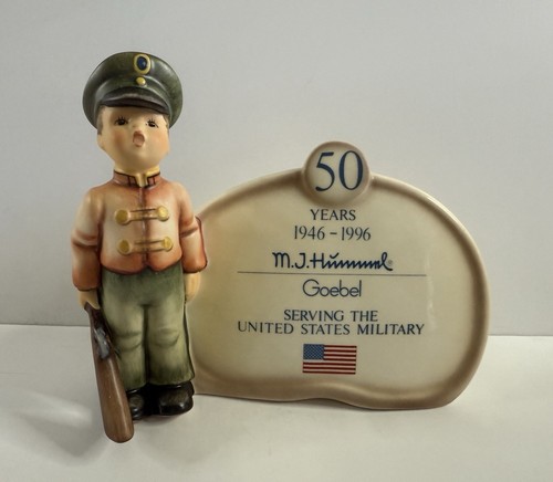 Goebel MJ Hummel 726 “Soldier Boy” Plaque US Military Numbered 50 Years Limited