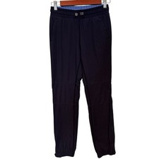 IVIVVA Girls Blue Lined Side Zip Elastic Waist Drawstring Track/Dance Pants
