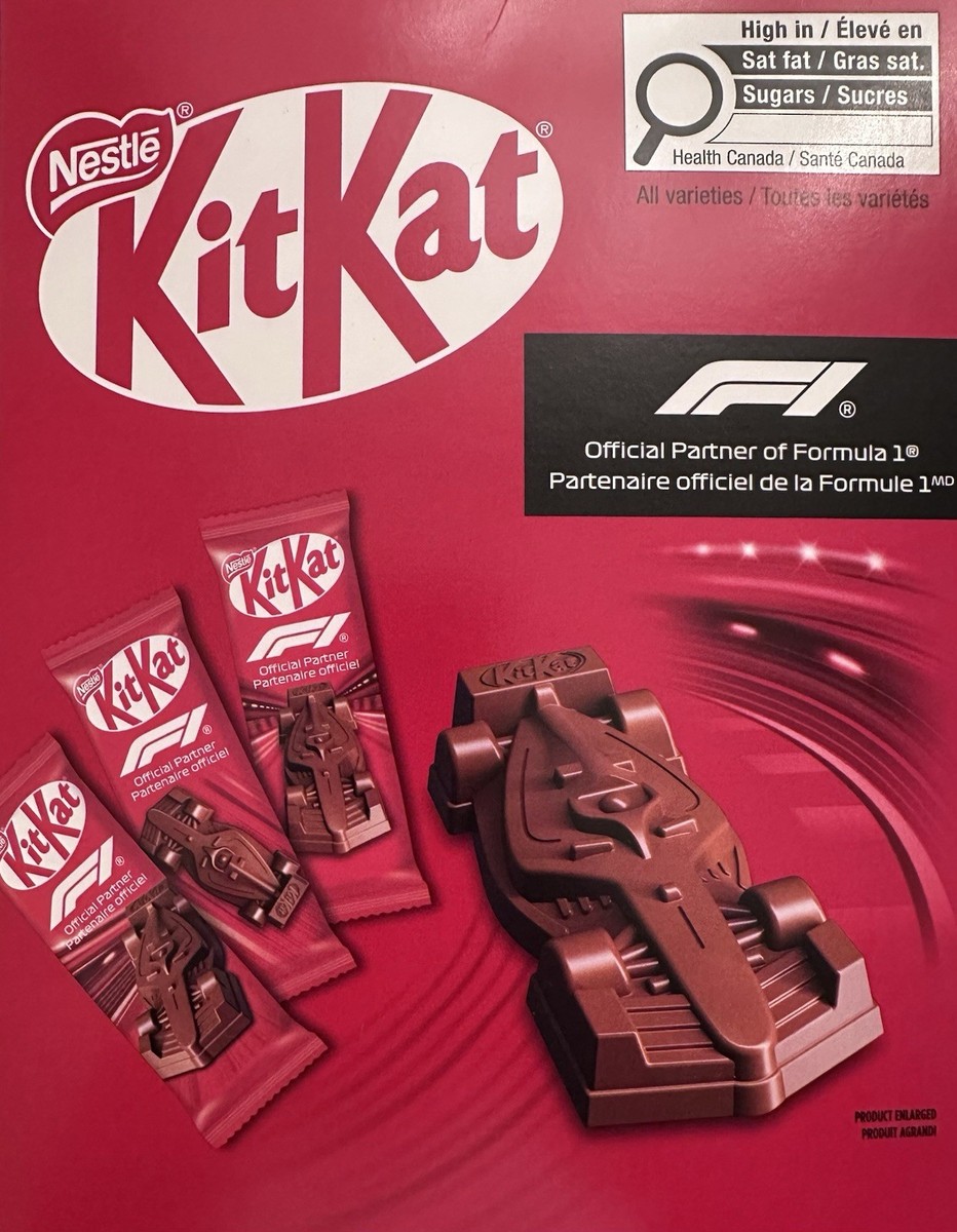 Nestle KitKat F1 Chocolate Race Car Limited Edition 5 pack | eBay