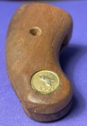 Colt OEM  D-Frame Short Square Butt Smooth American Walnut Panel Grips Gold Meds — photo 5