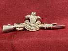 WW2 The Welch Regiment Silver Rifle & Cap Badge Sweetheart Brooch w/pin
