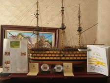 HMS victory wooden model ship scale 1:78