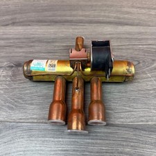Sanhua SHF-20A-47 4-Way Reversing Valve 24V Coil SHF-4-10FA4 NOS