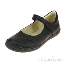 Primigi Morine Girls Black School Shoe