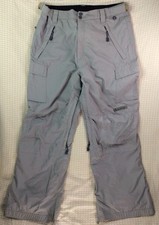 Black Dot Pants Mens Size XL Grey Outerwear Water Resistant Snowboarding