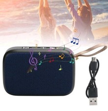 Blue BT Speaker Subwoofer Wireless Stereo Portable USB Mini Sound With FM Ra Fit