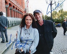 Jacqueline Bisset & Klaus Wenzel Autogramme signed 20x28 cm Bild