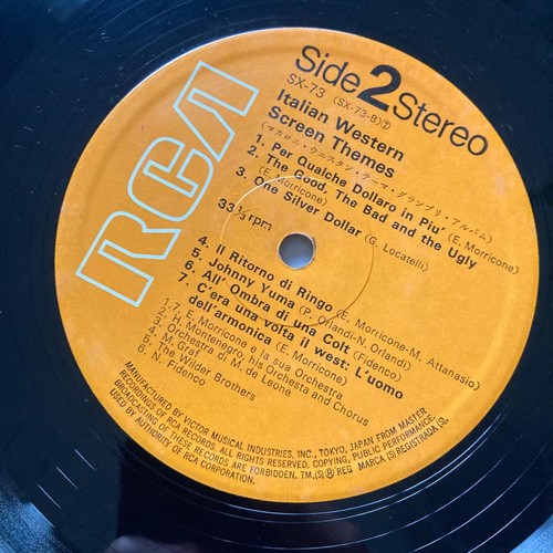 E. Morricone E La Sua Orchestra Macaroni Western Theme Vinyl LP RCA Record SX-73 - Imagen 3 de 6