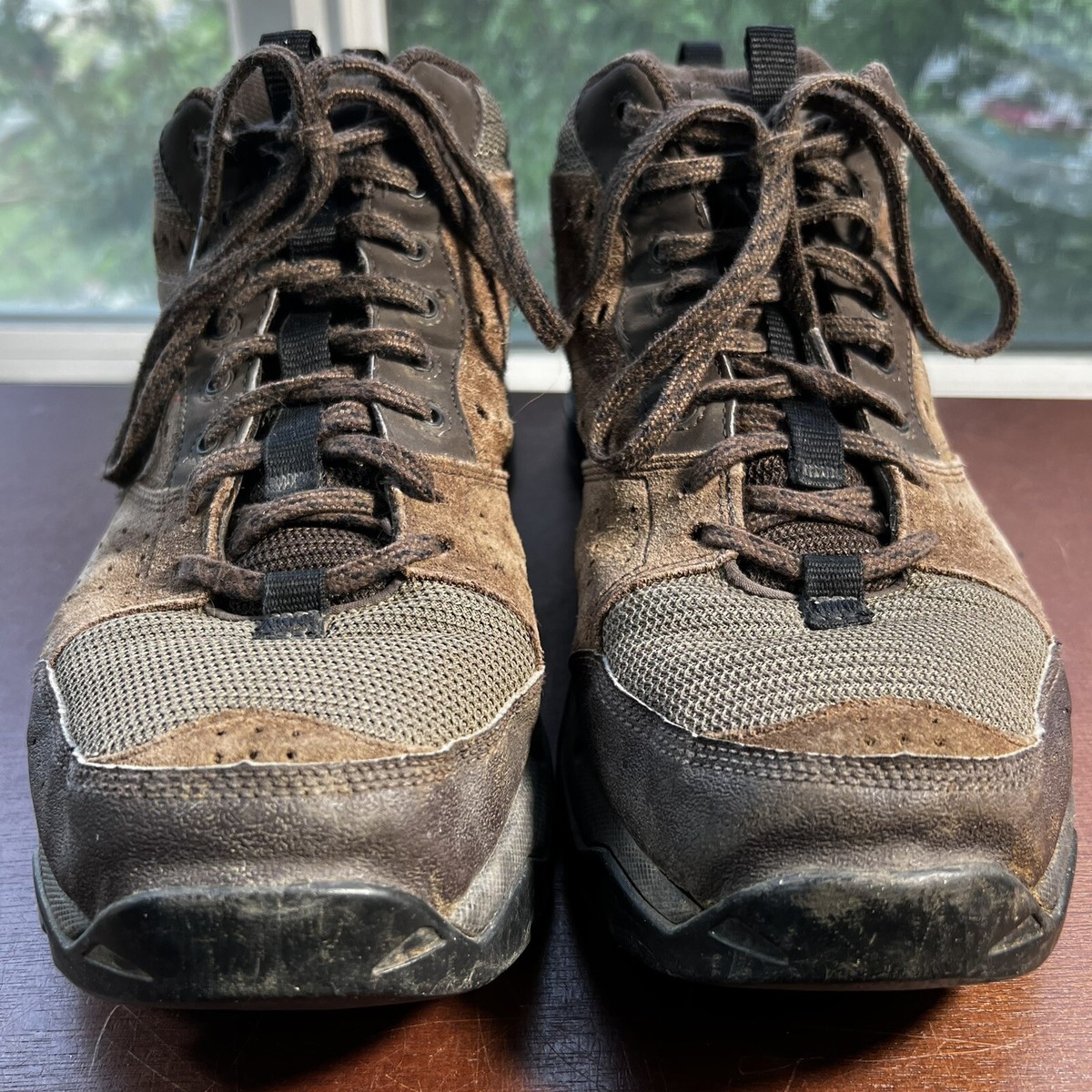 Nike ACG Salbolier Men's Size 9.5 Brown Suede Leather Hiking Shoes