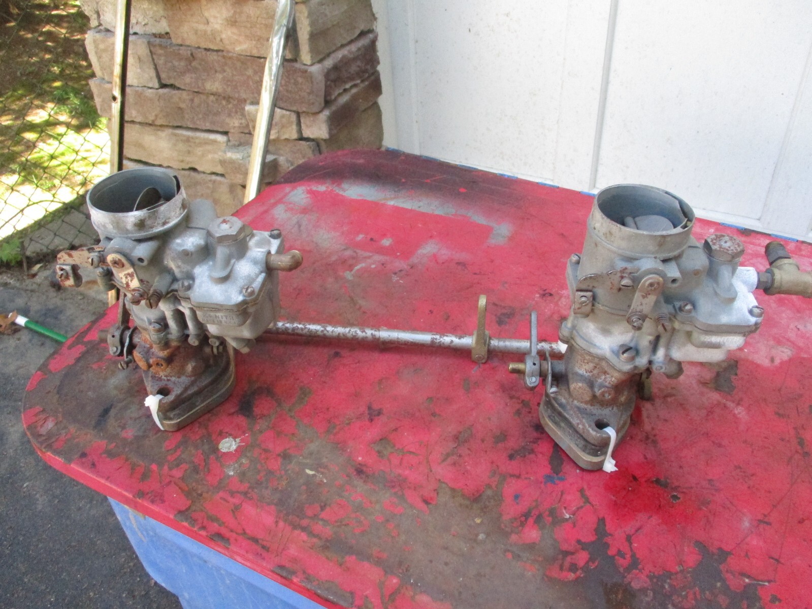 Seagrave Pierce Arrow V12 Zenith 2012 Carburetors and Base Linkage for