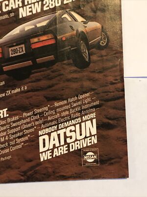 【中古本】日本の20世紀芸術 1979 Datsun 280-ZX VTG 1970s PRINT AD The First ZX