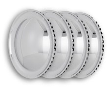 14" Hot Rod Chrom-Radkappen passend für VW Bus Transporter T1 T2 T3 T4 Moon Caps
