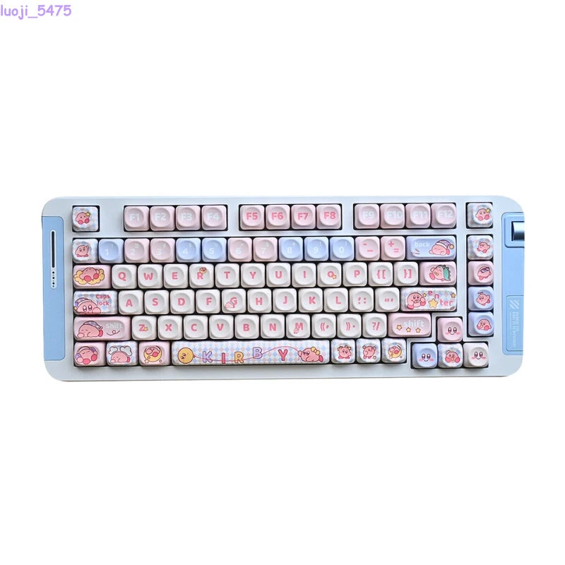 Anime Kirby Theme 135/141 Keys Keycaps OMA Height PBT For Mechanica keyboard New - Image 2 of 4