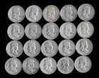 New ListingFranklin Half Dollar Roll (20 Coins) 90% Silver (1948-63) Lot D44