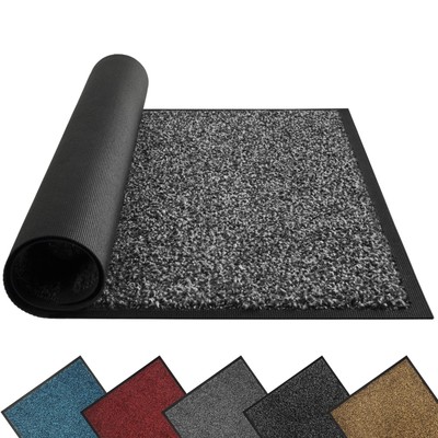 Mibao Front Door Mat Dirt Trapper Welcome Mat for Outdoor Indoor Non-Slip Wat...