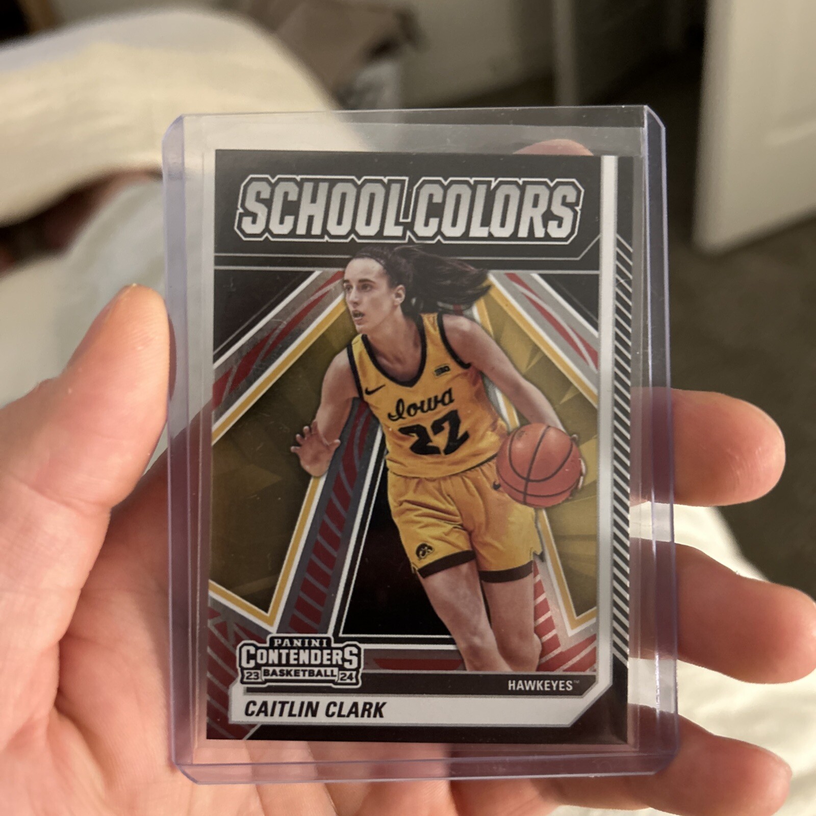 2024 Panini Caitlin Clark School Colors Target #SC3 Rookie Card Collection Featuring Rising Star Caitlin Clark