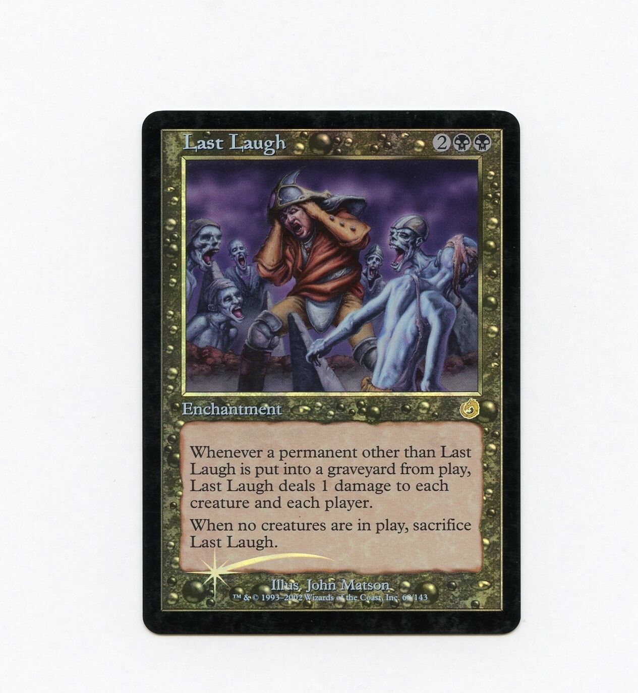 Last Laugh Torment FOIL LP clouding Magic the Gathering #2
