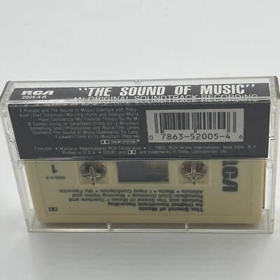 THE SOUND OF MUSIC CASSETTE TAPE RCA Soundtrack 1965/Broadway Play